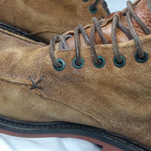 Frye Wallace Lace-Up Boots Mens Size 10 D Brown Suede main image 9
